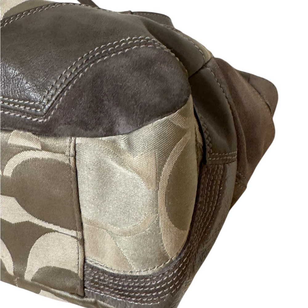 Coach Gray Patchwork Tote 2010 - image 6